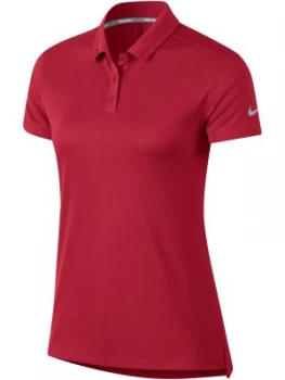 Image of Nike Golf Dry Short Sleeve Polo Pink Silver