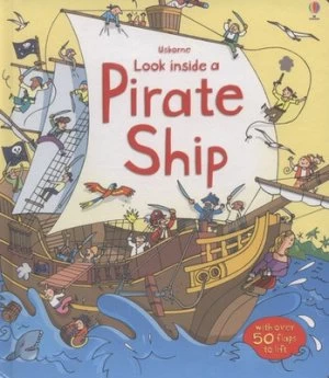 Image of Usborne Look inside a Pirate Ship by Minna Lacey and Stefano Tognetti and Catherine-Anne Mackinnon Hardback