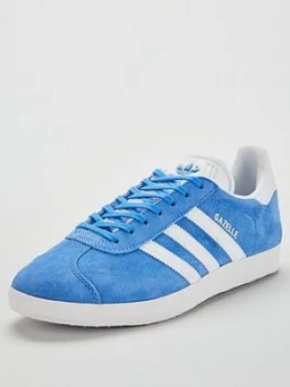 Image of adidas Originals Gazelle - Blue/White, Size 6, Men