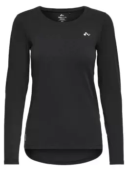 Image of ONLY Long Sleeved Sports Top Women Black