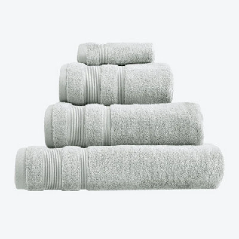 Image of Allure Bath Fashions Luxury Zero Twist Egyptian Cotton Hand Towel - Dove Grey