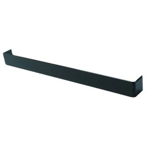Image of Wickes PVCu Black Fascia Butt Joint Trim 450mm Pack 2
