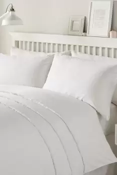 Image of 'Tassels' Textured Cotton Blend Duvet Cover Set