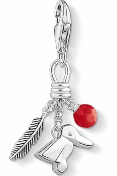 Image of Thomas Sabo Jewellery Charm Club Bird, Feather & Berry Charm JEWEL 1331-908-10