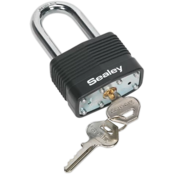 Image of Sealey Laminated Steel Padlock 50mm Long