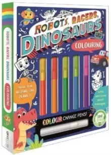 Image of Robots, Racers, Dinosaurs Colouring