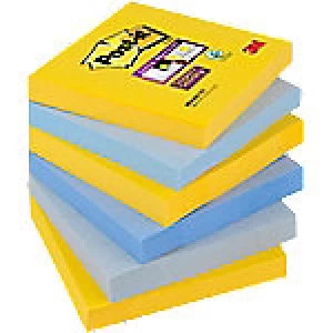 Image of Post-it Super Sticky Notes 76 x 76mm New York Collection 6 Pieces of 90 Sheets
