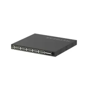 Image of Netgear GSM4248P-100EUS network switch Managed L2/L3/L4 Gigabit Ethernet (10/100/1000) Power over Ethernet (PoE) Black