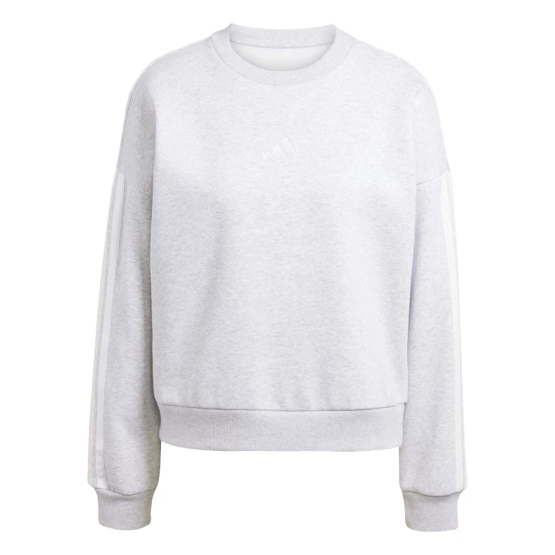 Image of adidas Studio Lounge 3-Stripes Sweatshirt Wome - Grey Grey S