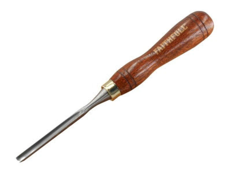 Image of Faithfull FSC Straight Gouge Carving Chisel FAIWCARV1F Width: 1/4"