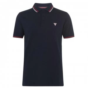 Image of Guess Grady Polo Shirt - Blue Navy G720