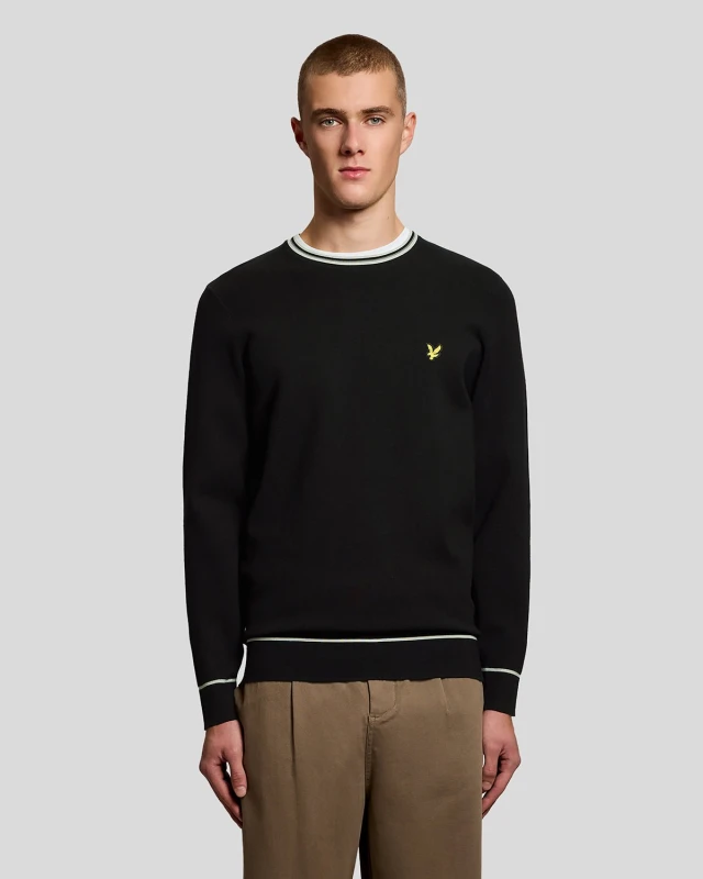 Image of Lyle & Scott Sweater Lyle & Scott Noir Male XL