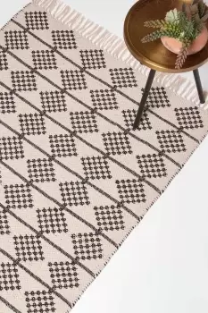 Image of Adana Handwoven Cotton Textured Rug