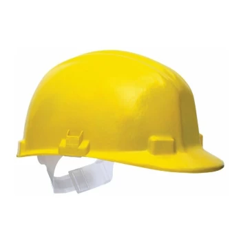 Image of S22YA Vulcan Heat Resistant Yellow Safety Helmet - Centurion