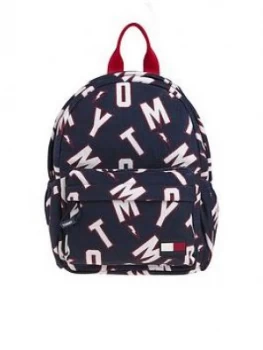Image of Tommy Hilfiger Kids Logo Print Mini Backpack - Navy