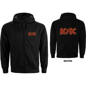 Image of AC/DC - Logo Ladies Medium Hoodie - Black