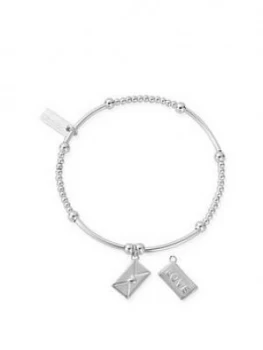 Image of Chlobo Chlobo Sterling Silver Cute Mini Love Letter Bracelet