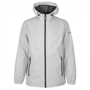 Image of DKNY Logo Rain Hoodie - Light Grey