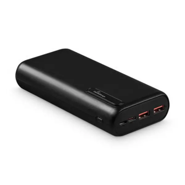 Image of MediaRange MediaRange Mobile Fast Charger Power Bank 20.000mAh 2x USB A x1 USB-C Black MR756 MR756