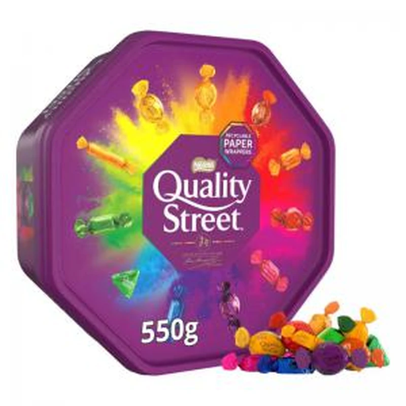 Image of Nestle Quality Street Chocolates Tub 550g