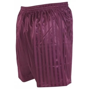 Image of Precision Striped Continental Football Shorts 38-40" Maroon