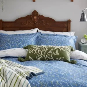 Image of Joules Bluebell Ditsy Super Kingsize Duvet Cover Set, Blue