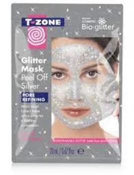 Image of T-Zone Glitter Peel Off Mask Silver