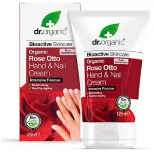 Image of Dr Organic Rose Otto Hand & Nail Cream