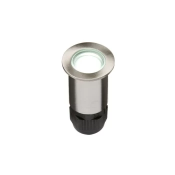 Image of 24V Small Stainless Steel Ground Fitting 4 x White LED, IP67 - Knightsbridge
