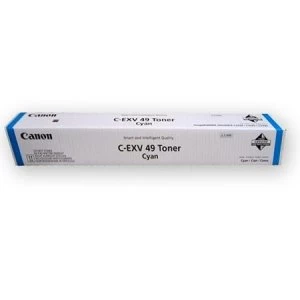 Image of Canon CEXV49 Cyan Laser Toner Ink Cartridge