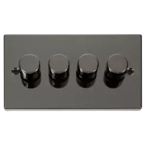 Image of Click Scolmore Deco 4 Gang 2 Way Dimmer Swtiches - VPBN154