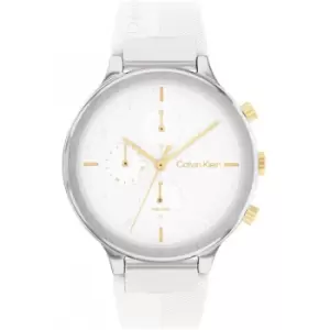 Image of Ladies Calvin Klein Silicone Strap Watch