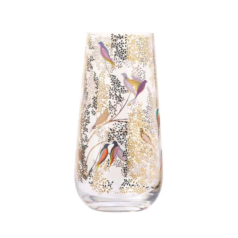 Image of Sara Miller London Miller Chelsea Medium Glass Vase Metallic unisex One Size