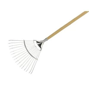 Image of Kent & Stowe Carbon Steel Long Handled Lawn & Leaf Rake, FSC
