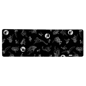 Image of Jurassic Park Outline Dinosaurs Gaming Mouse Mat - Medium