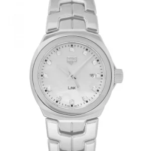 Image of Link Ladies Quartz Mother Of Pearl Dial with Diamonds Ladies Watch