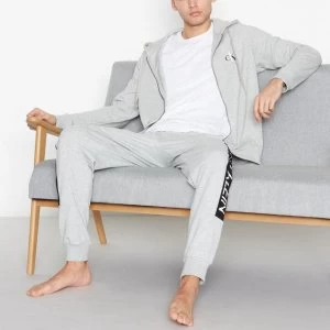 Image of Calvin Klein Grey 'CK' Logo Hoodie - L