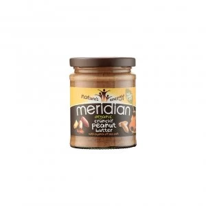 Image of Meridian Natural Crunchy Peanut Butter - No Added Sugar - 280g