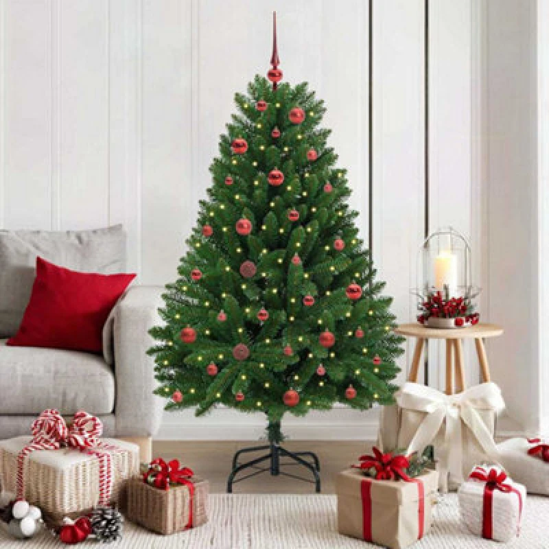Image of Vidaxl Artificial Christmas Tree Green 150 Cm Pvc And Metal