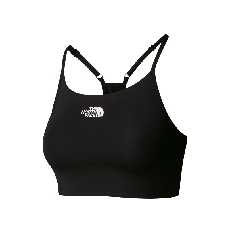 Image of The North Face Womens Flex Outdoor Non Wired Medium Impact Sports Bra Black female 8 (XS)