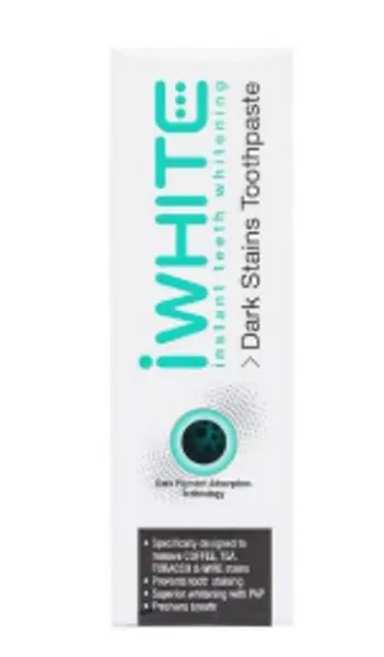 Image of IWhite Instant Teeth Whitening Dark Stains Toothpaste 75ml