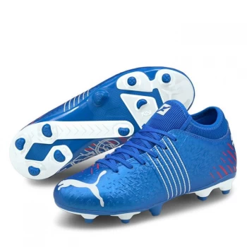 Image of Puma Future Z 4.1 Junior FG Football Boots - BlueMazing/Red