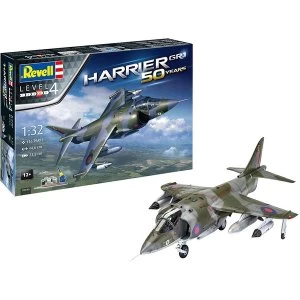 Image of Hawker Harrier GR Mk.1 50 Years 1:32 Scale Level 4 Model Kit Gift Set