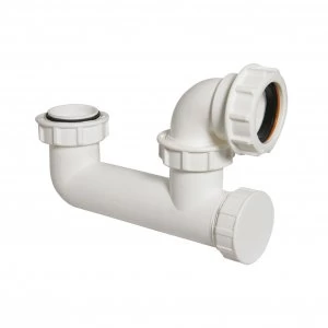 Image of Wickes Low Level Bath Trap Plug and Overflow - 40mm