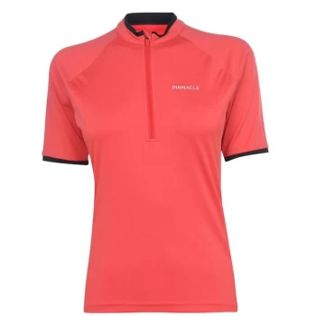 Image of Pinnacle Short Sleeve Cycling Jersey Ladies - Coral