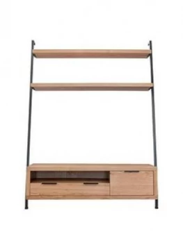 Image of K-Interiors Waverton TV Bookcase Fits Up To 52" Tv