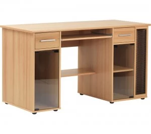 Image of ALPHASON San Jose AW12007 Desk - Beech, Transparent