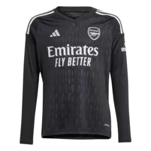 Image of adidas Arsenal Goalkeeper Shirt 2023 2024 Juniors - Black