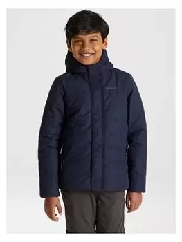 Image of Boys, Craghoppers Kids Quinn Insulated Hooded Jacket - Navy, Size 5-6 Years