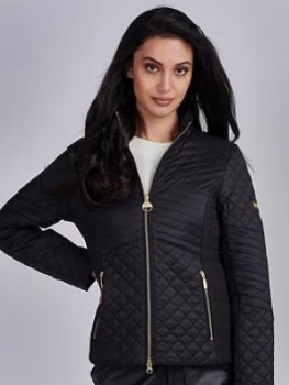 Image of Barbour International Formation Quilted Jacket - Black